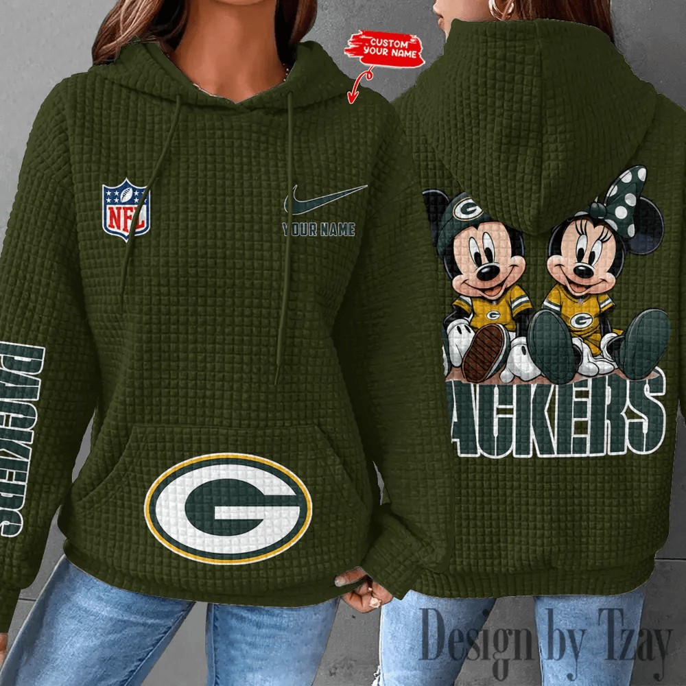 Green Bay Packers New Waffle Hoodies P2PGRF