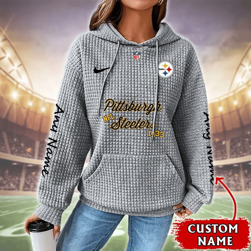 Pittsburgh Steelers New Waffle Women’s Hoodie P43AZS