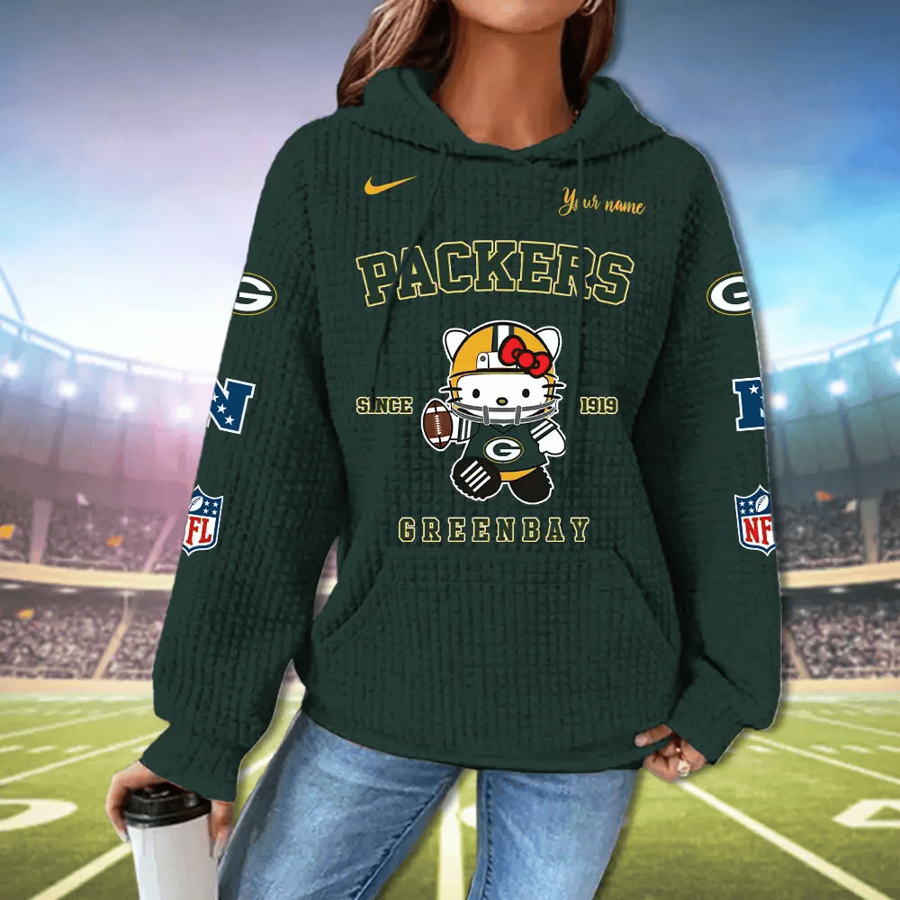 Green Bay Packers New Waffle Women’s Hoodie P8LK8B