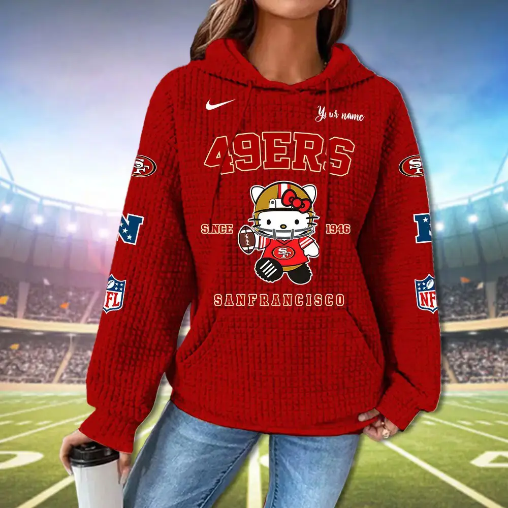 San Francisco 49ers New Waffle Women’s Hoodie PNUN37