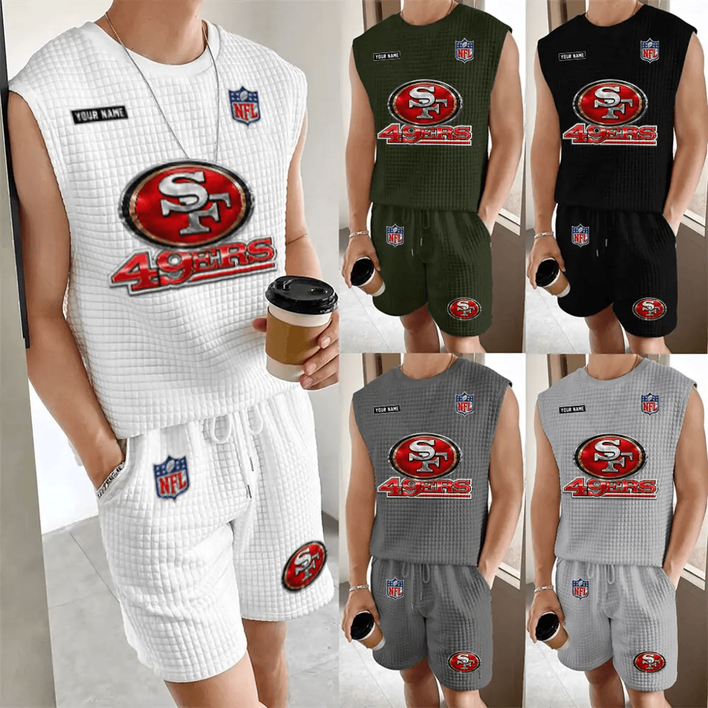 San Francisco 49ers Men’s Waffle Knit Sleeveless Set PECPBA