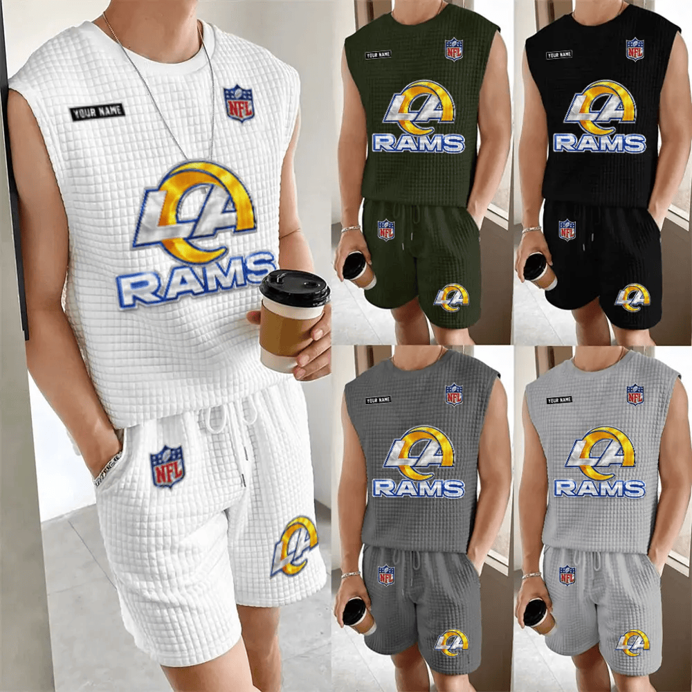 Los Angeles Rams Men’s Waffle Knit Sleeveless Set PVTB8G
