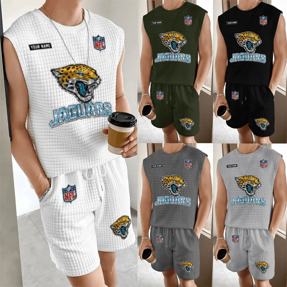 Jacksonville Jaguars Men’s Waffle Knit Sleeveless Set P7P27F