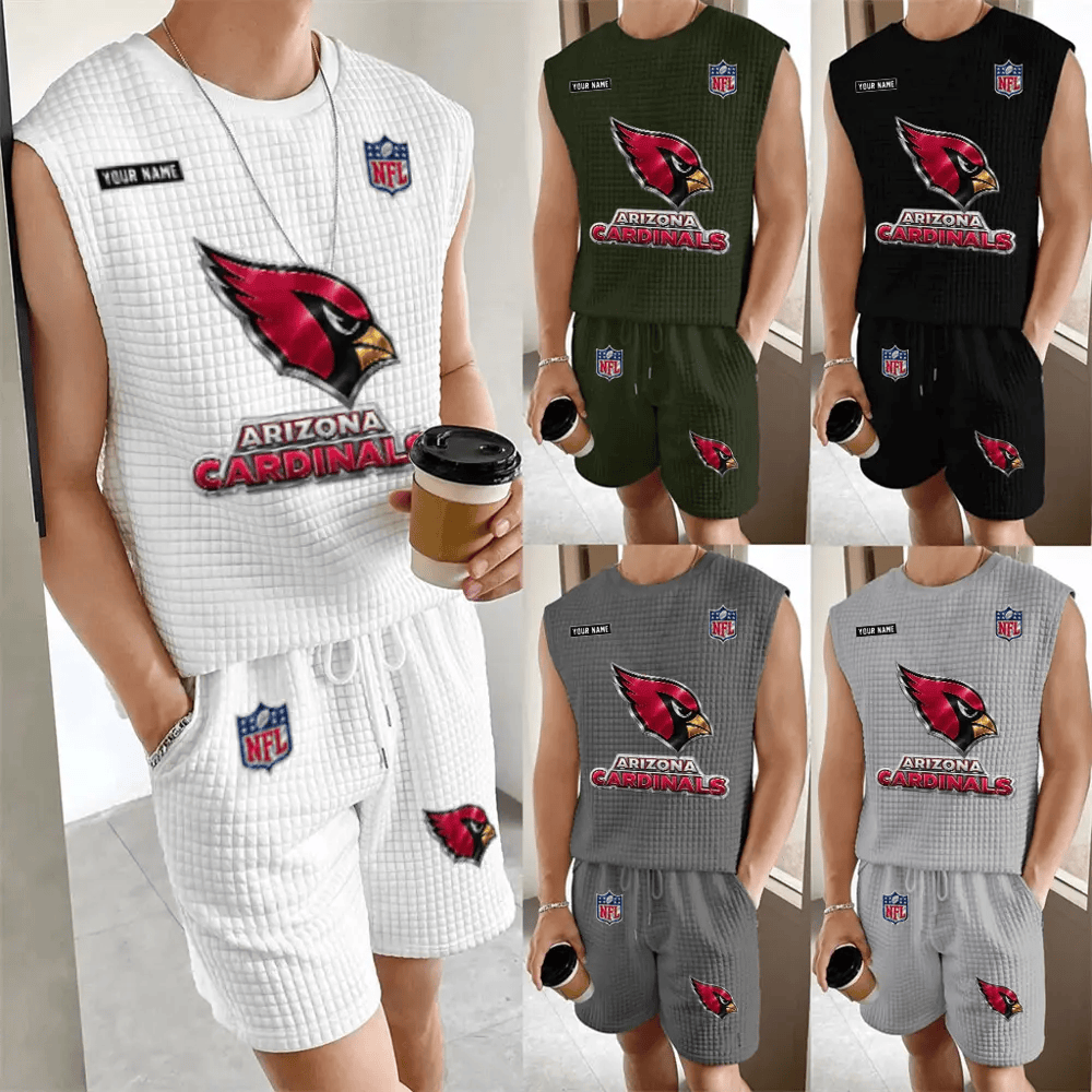 Arizona Cardinals Men’s Waffle Knit Sleeveless Set PQLFHP