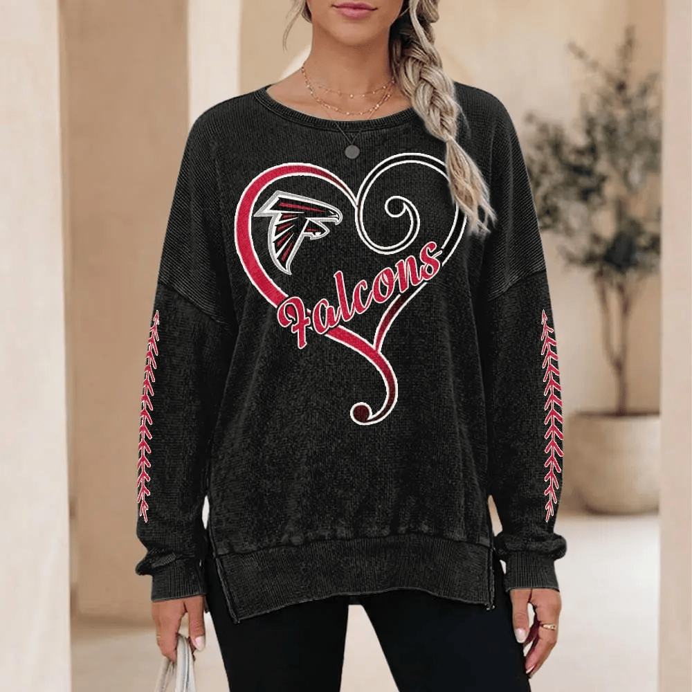 Atlanta Falcons Women’s Waffle Sweatshirt PMGLDU