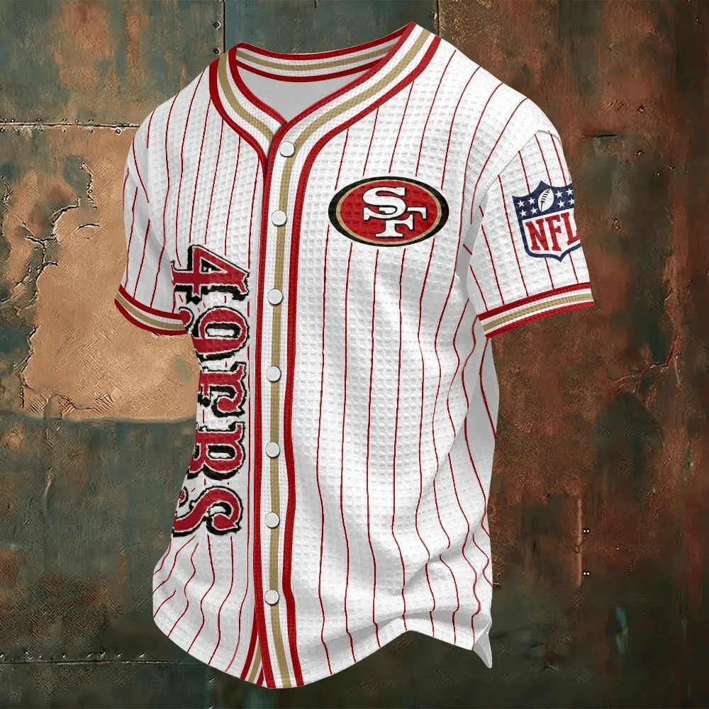 San Francisco 49ers Waffle Baseball Jersey P389DM