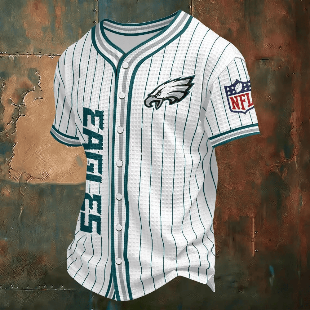 Philadelphia Eagles Waffle Baseball Jersey PCSV26