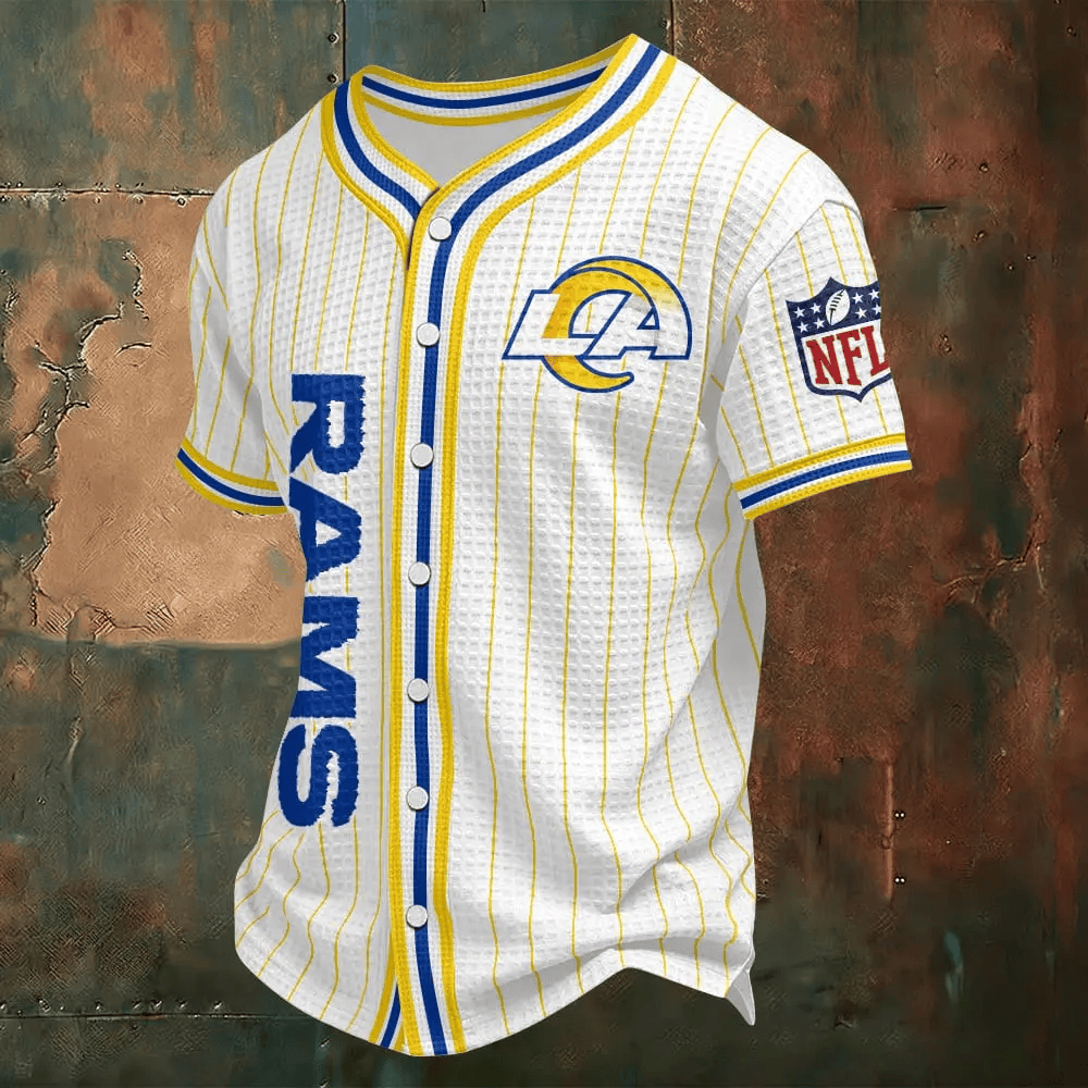 Los Angeles Rams Waffle Baseball Jersey PXC49D