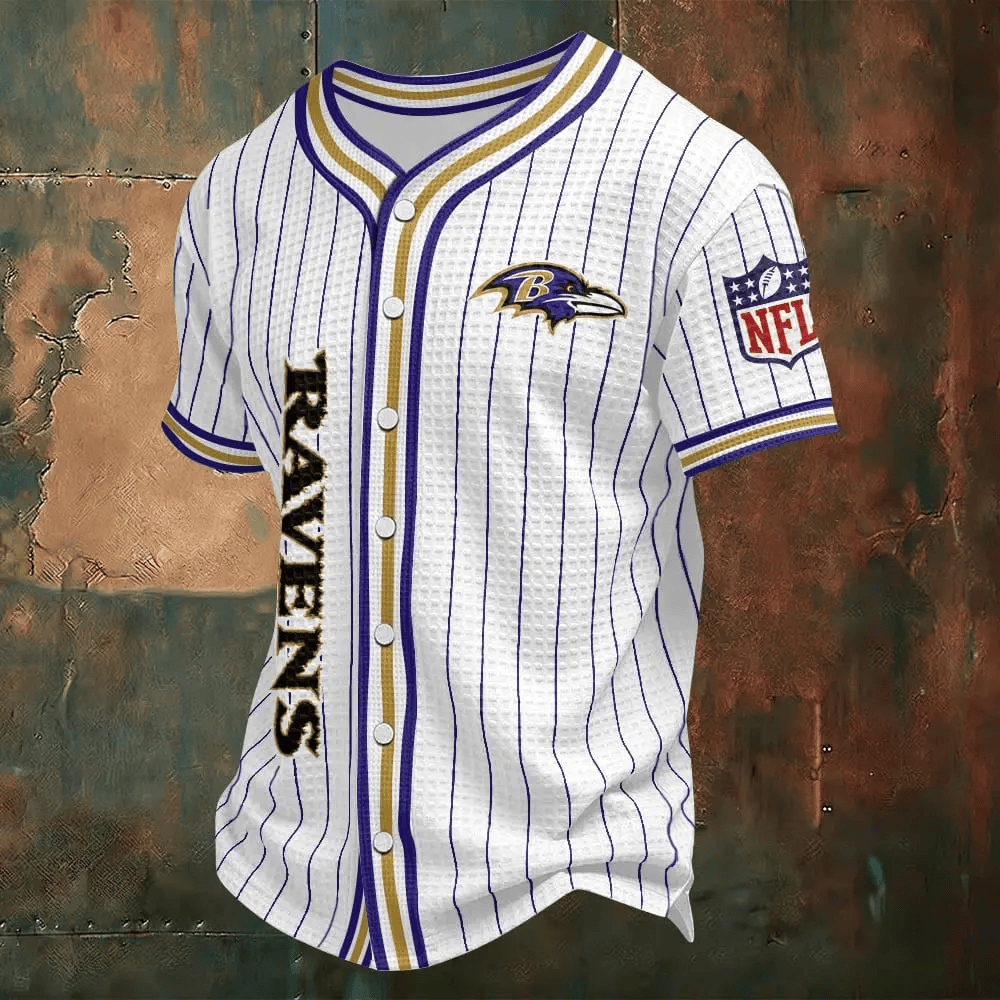 Baltimore Ravens Waffle Baseball Jersey PRPHTU