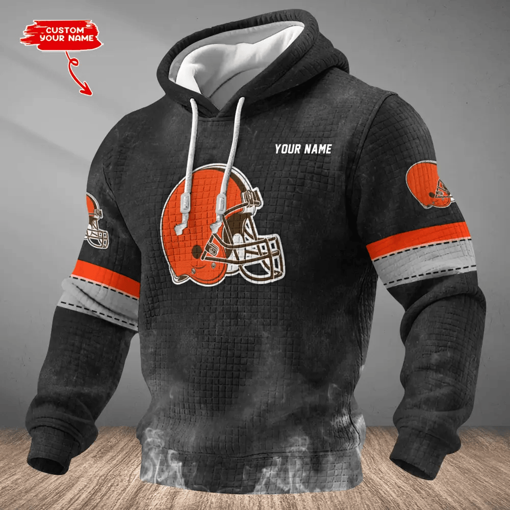 Cleveland Browns Waffle Texture Strike Hoodie PHAKP2