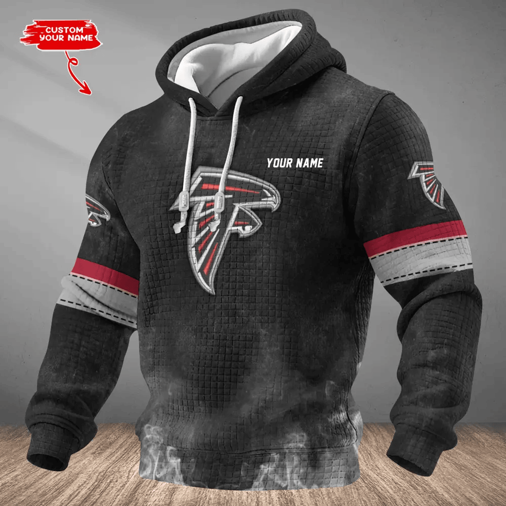 Atlanta Falcons Waffle Texture Strike Hoodie PQNBRL