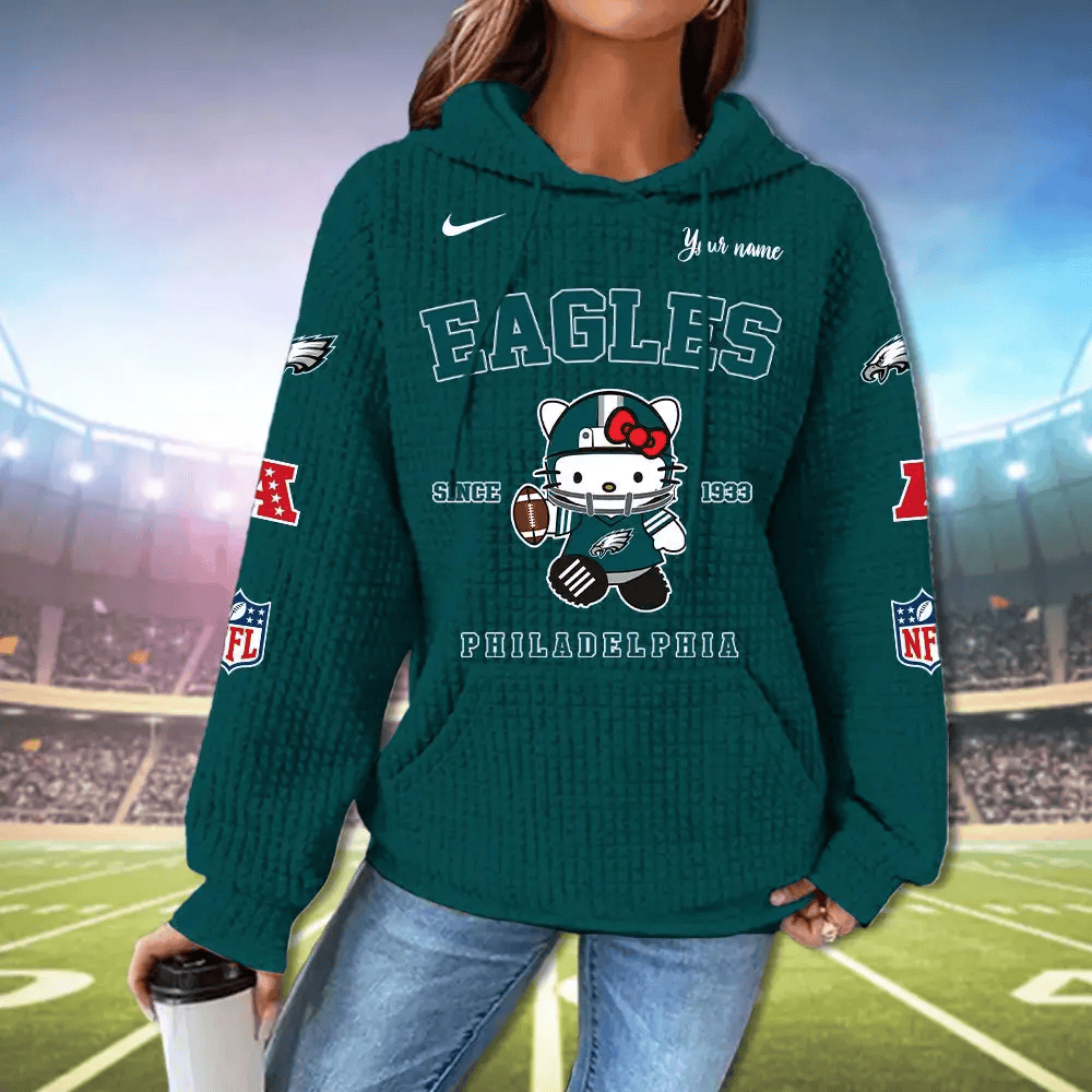 Philadelphia Eagles New Waffle Women’s Hoodie PPWLD9