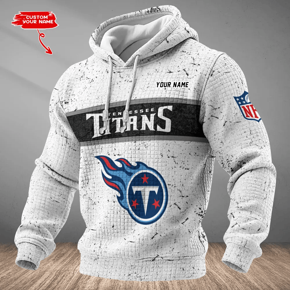Tennessee Titans Waffle Texture Strike Hoodie PY49KU