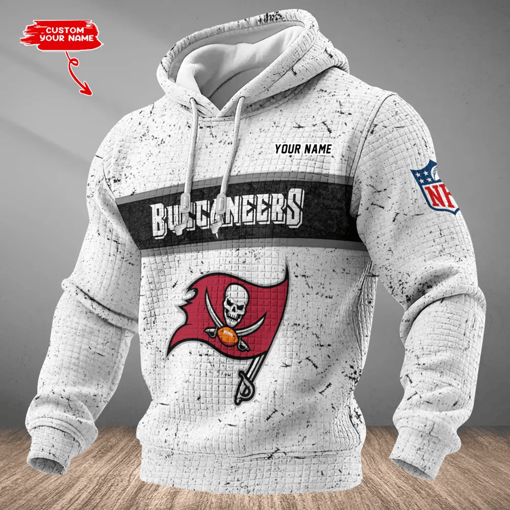 Tampa Bay Buccaneers Waffle Texture Strike Hoodie PKH5CA