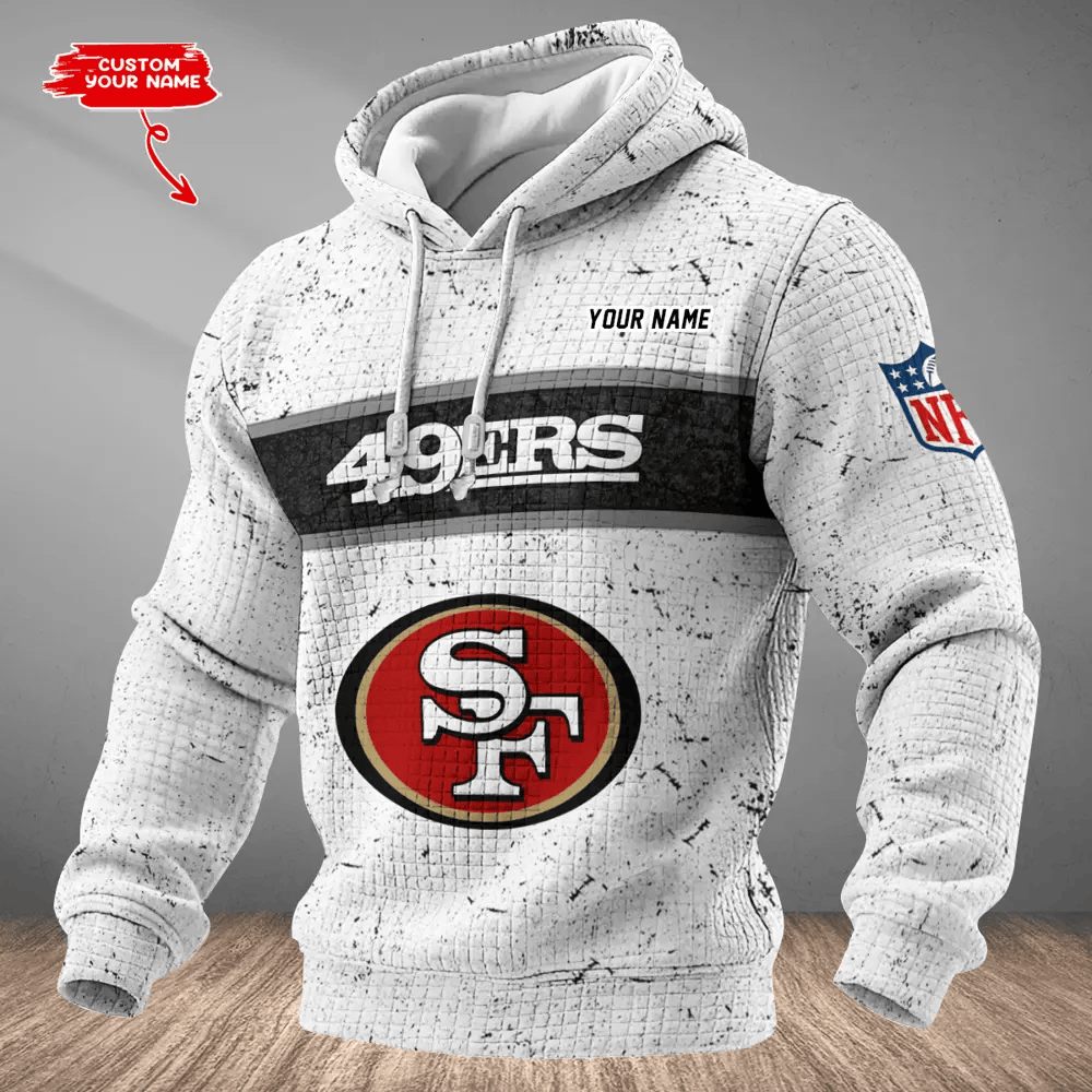 San Francisco 49ers Waffle Texture Strike Hoodie PRY4VG