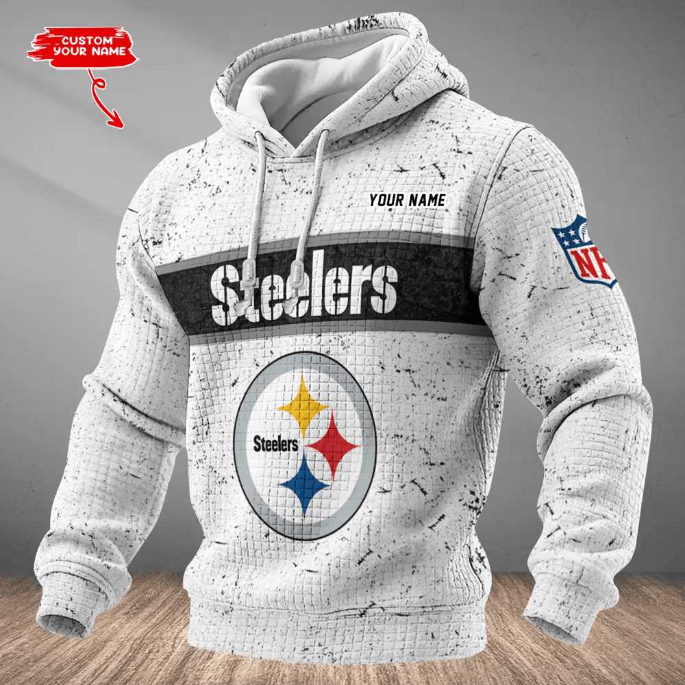 Pittsburgh Steelers Waffle Texture Strike Hoodie PA4575
