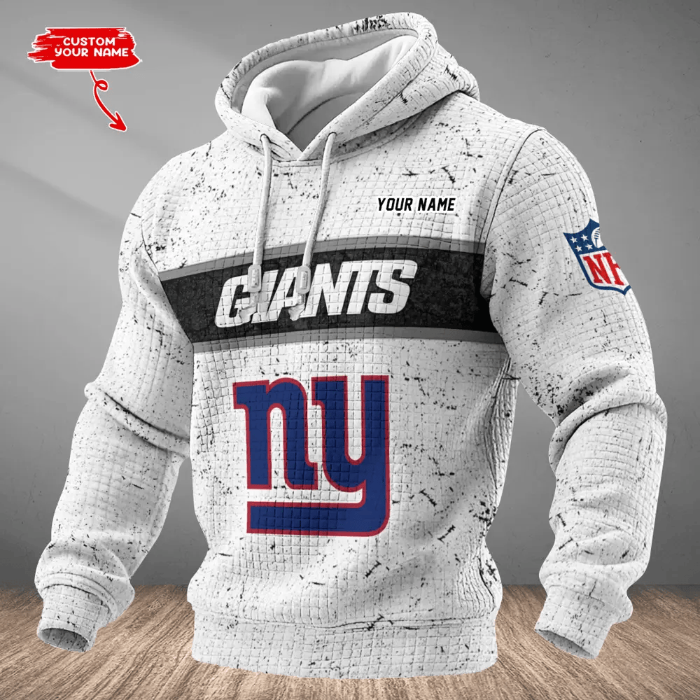 New York Giants Waffle Texture Strike Hoodie PZADXF