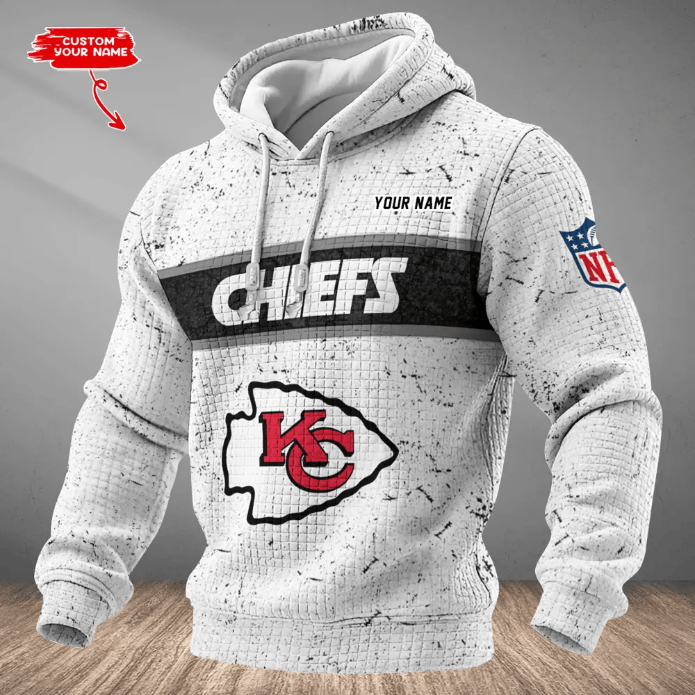 Kansas City Chiefs Waffle Texture Strike Hoodie PTE6AW