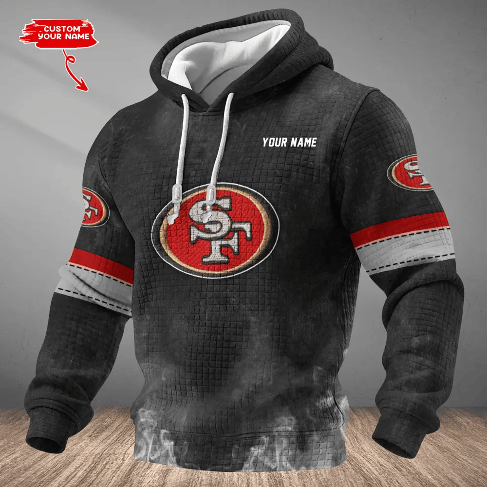 San Francisco 49ers Waffle Texture Strike Hoodie P9HZN4