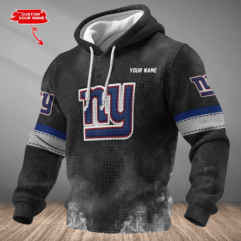 New York Giants Waffle Texture Strike Hoodie P7R8FK