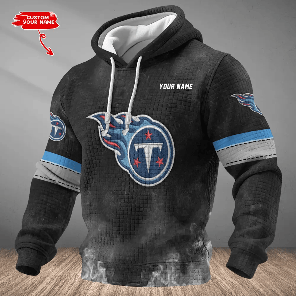 Tennessee Titans Waffle Texture Strike Hoodie PKK4K7