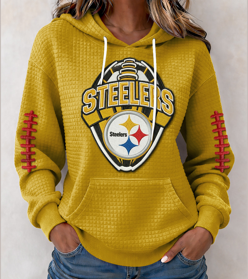 Pittsburgh Steelers New Waffle Hoodies PP6SAJ