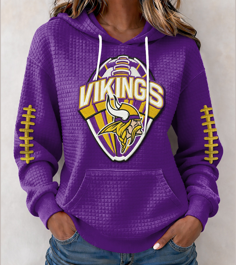Minnesota Vikings New Waffle Hoodies P3LW3J