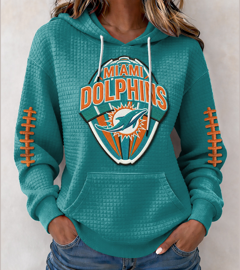 Miami Dolphins New Waffle Hoodies P34G2X