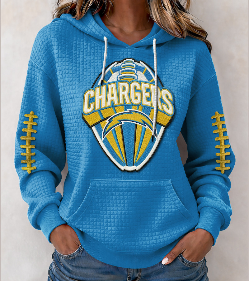 Los Angeles Chargers New Waffle Hoodies PLYF9C