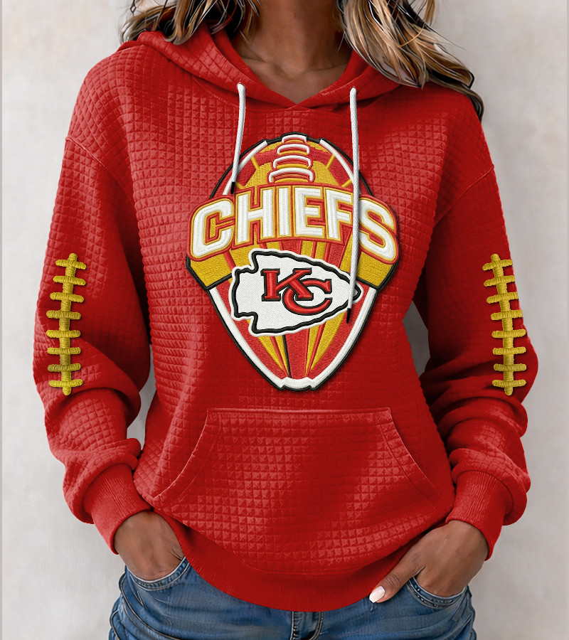 Kansas City Chiefs New Waffle Hoodies PP7Y4Z