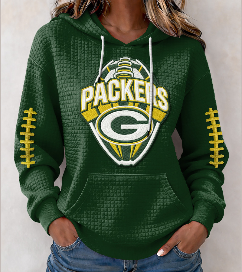 Green Bay Packers New Waffle Hoodies PXVZD8