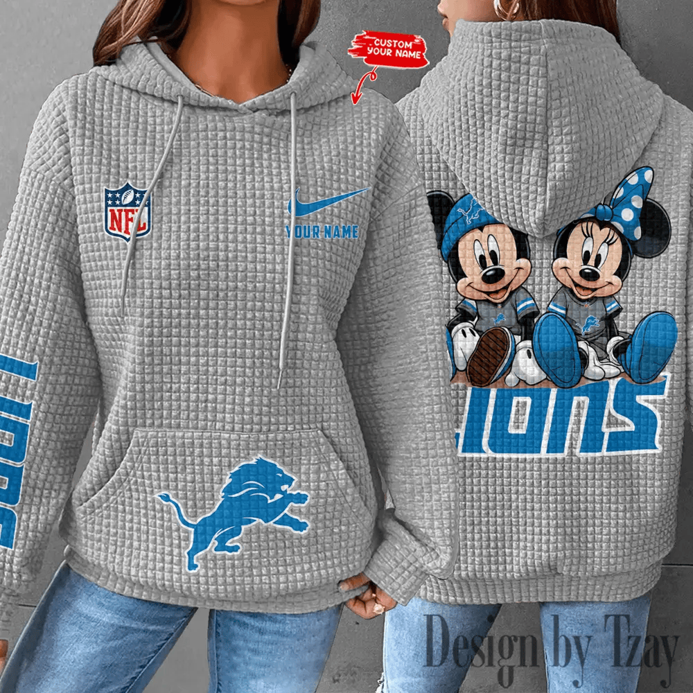 Detroit Lions New Waffle Hoodies PQ4DDL