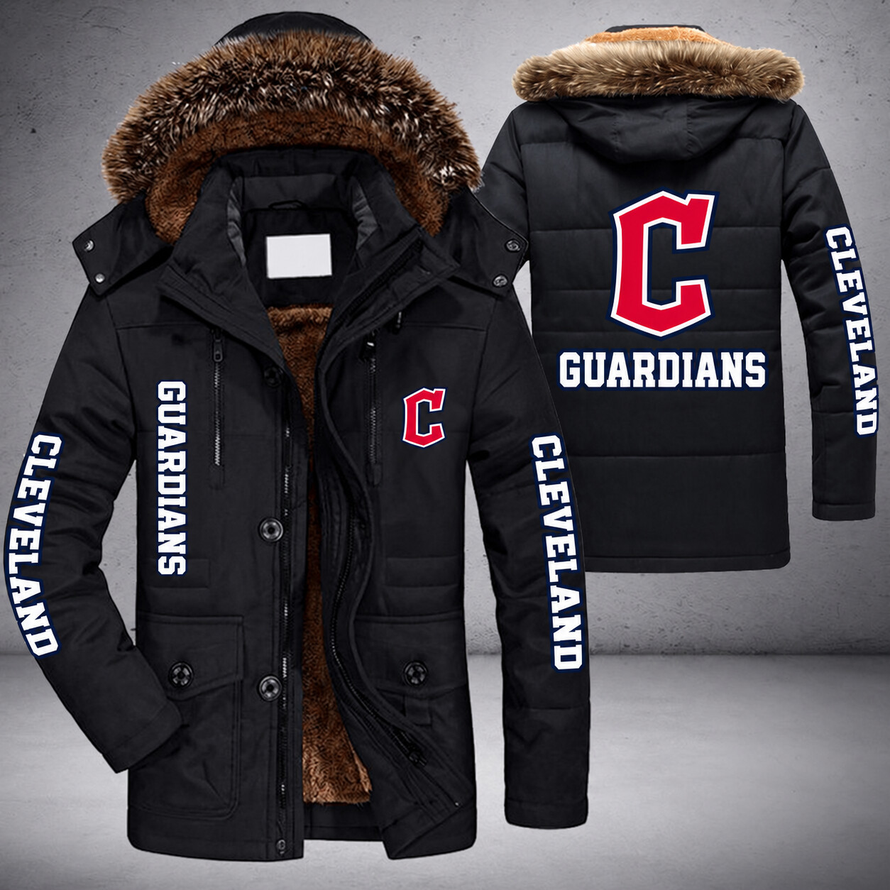 Cleveland Guardians MLB Parka Jacket - LIMITED EDITION PJNVWF