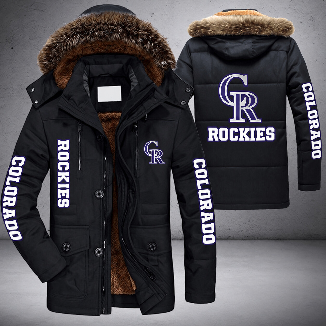Colorado Rockies MLB Parka Jacket - LIMITED EDITION PRUFHJ