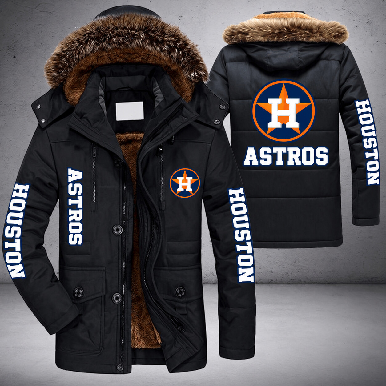 Houston Astros MLB Parka Jacket - LIMITED EDITION PZAK08