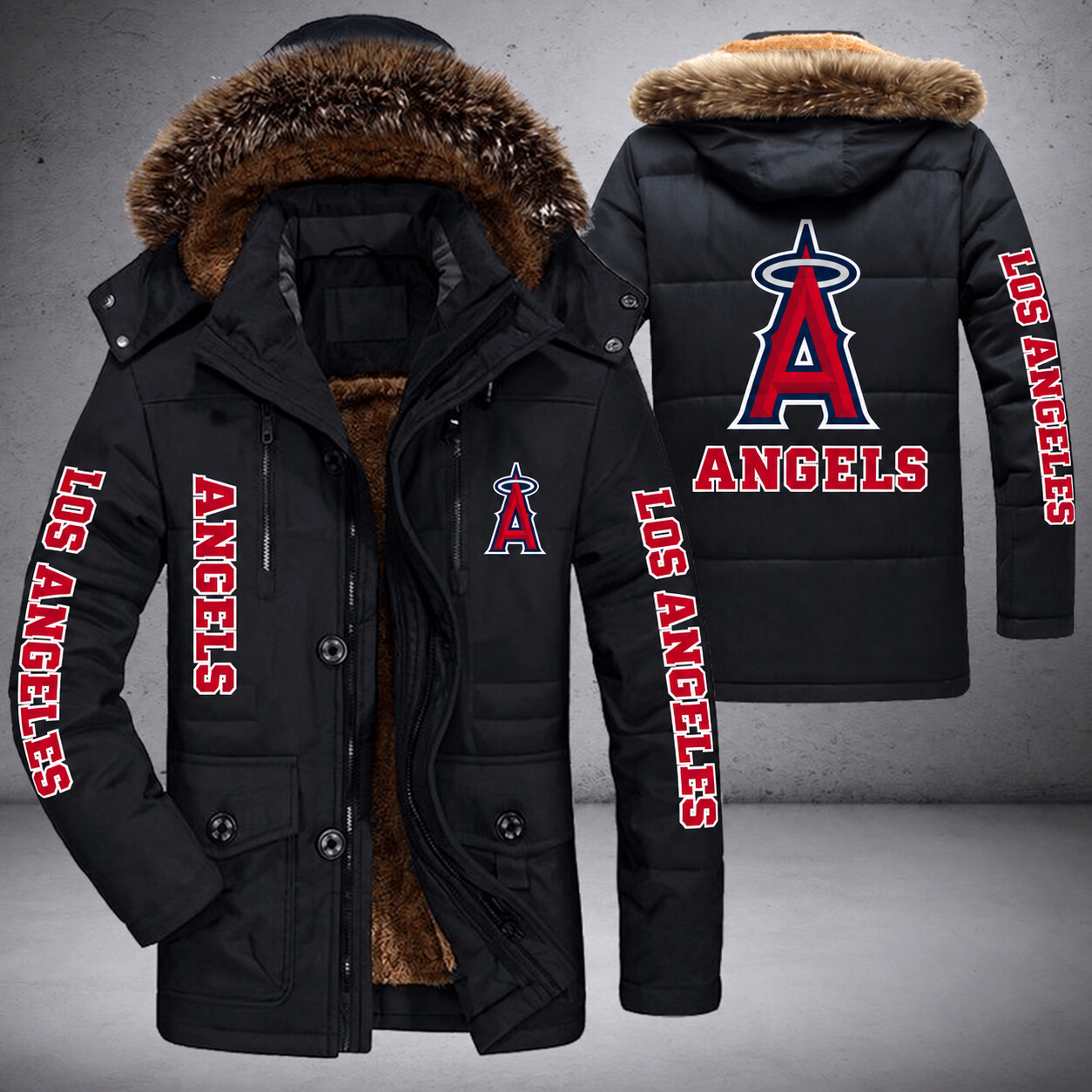 Los Angeles Angels MLB Parka Jacket - LIMITED EDITION PATRMB