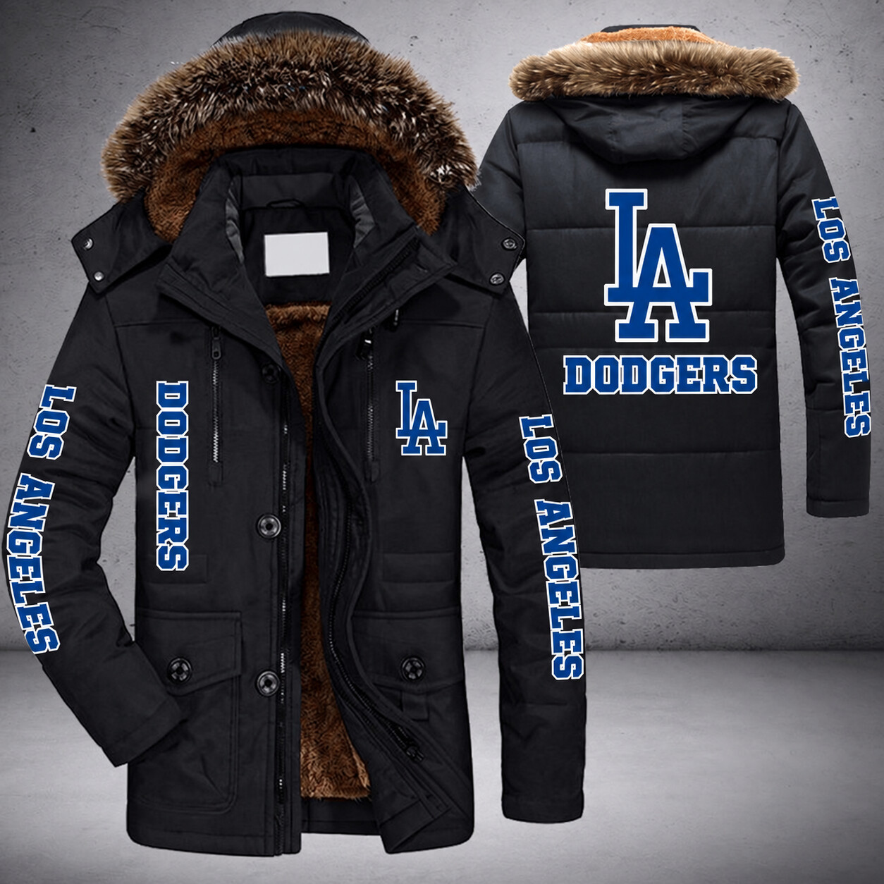 Los Angeles Dodgers MLB Parka Jacket - LIMITED EDITION PALMWS