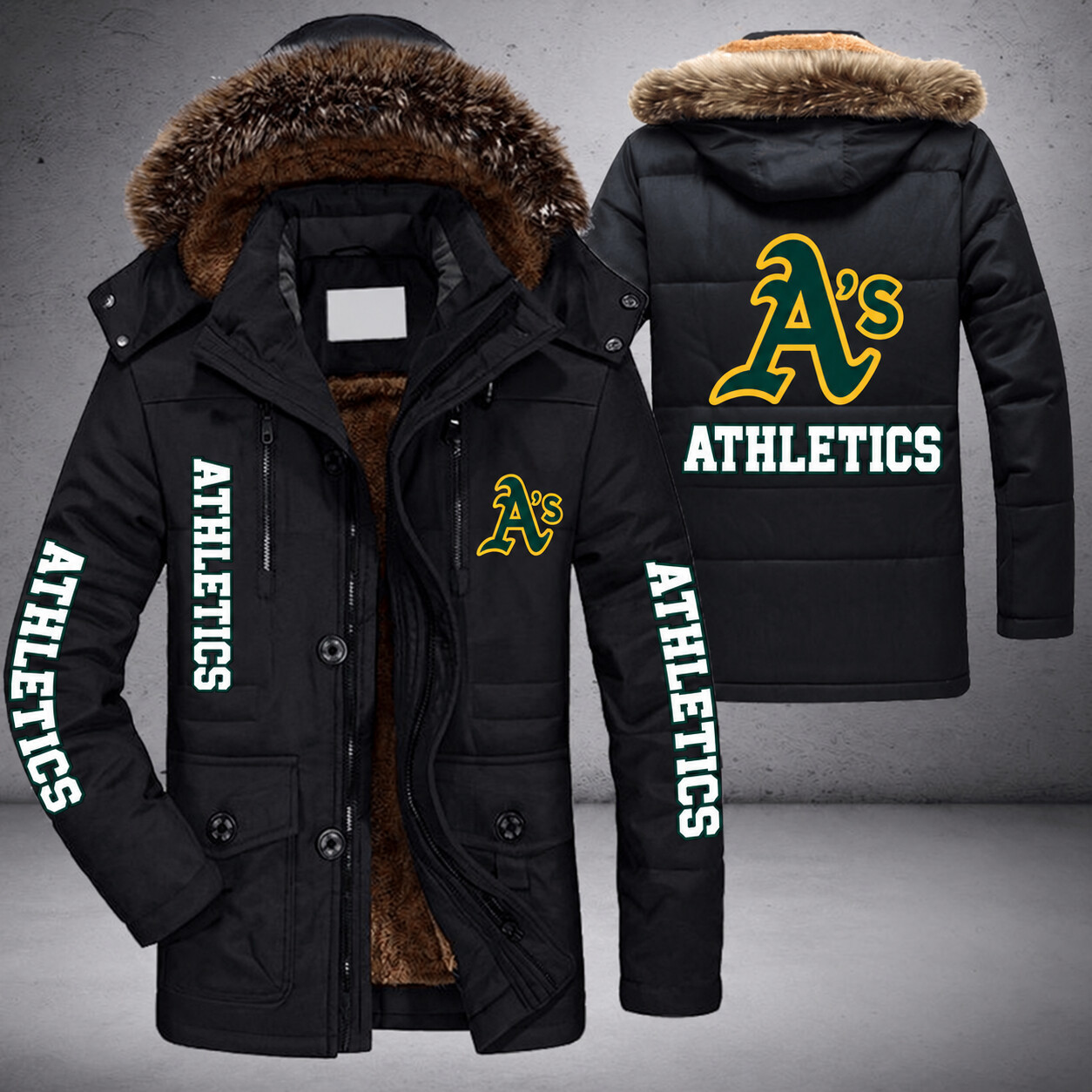 Athletics MLB Parka Jacket - LIMITED EDITION PW0C8G