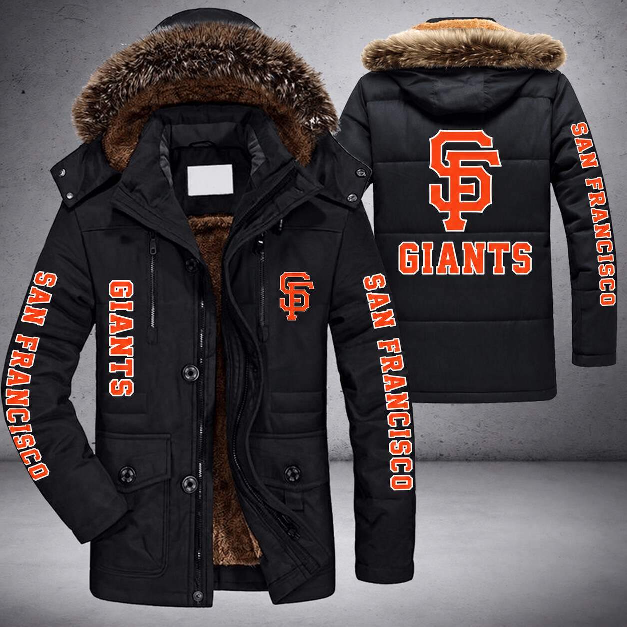 San Francisco Giants MLB Parka Jacket - LIMITED EDITION P0RHY7