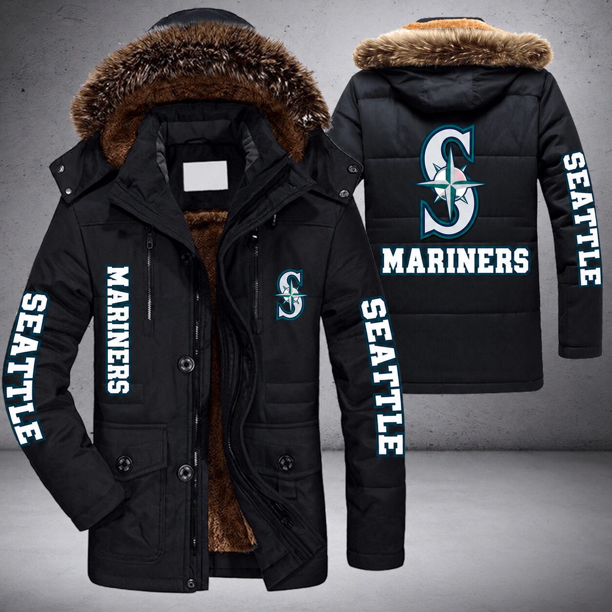 Seattle Mariners MLB Parka Jacket - LIMITED EDITION P4IML2