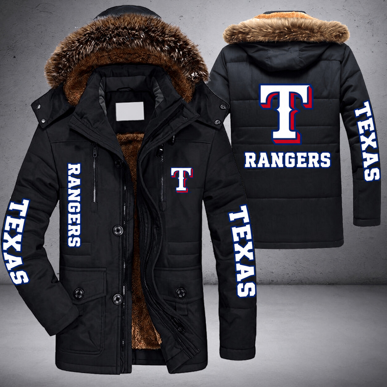 Texas Rangers MLB Parka Jacket - LIMITED EDITION PTKJ5I