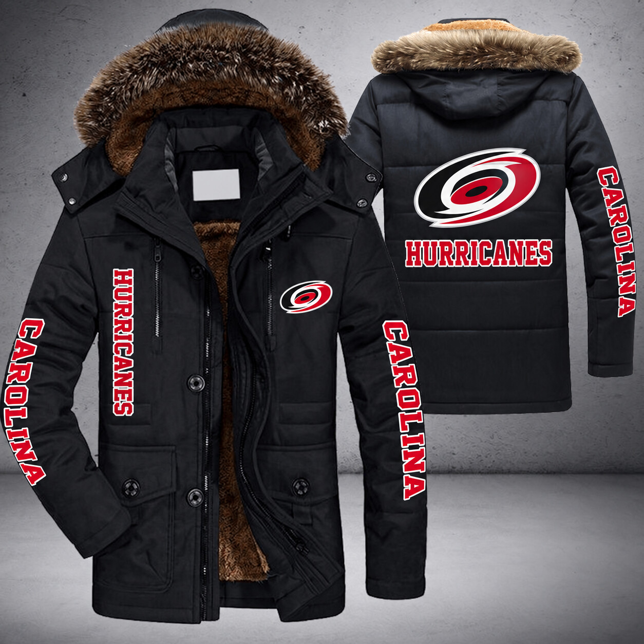 Carolina Hurricanes NHL Parka Jacket - LIMITED EDITION PF6LMK