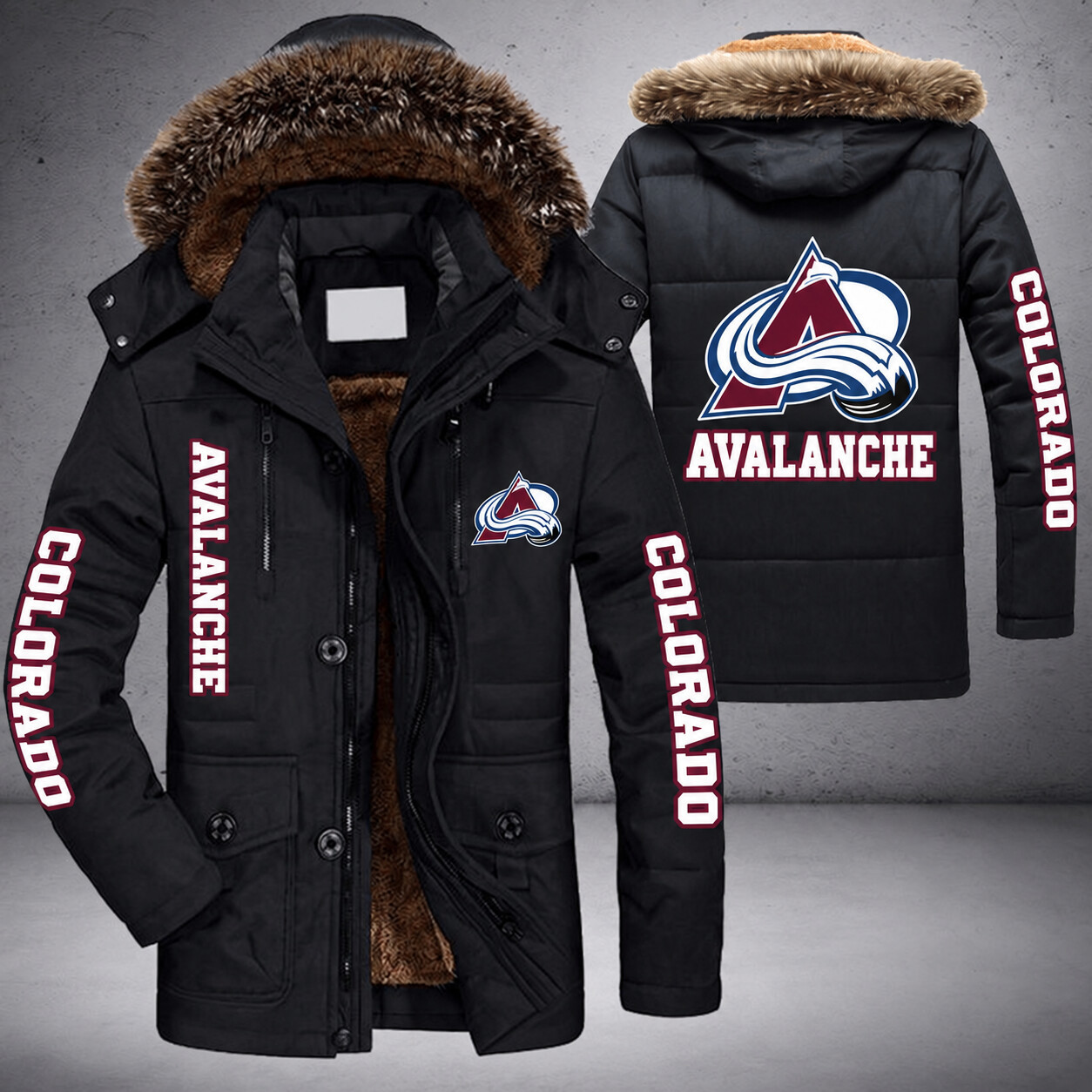 Colorado Avalanche NHL Parka Jacket - LIMITED EDITION PNOGSF
