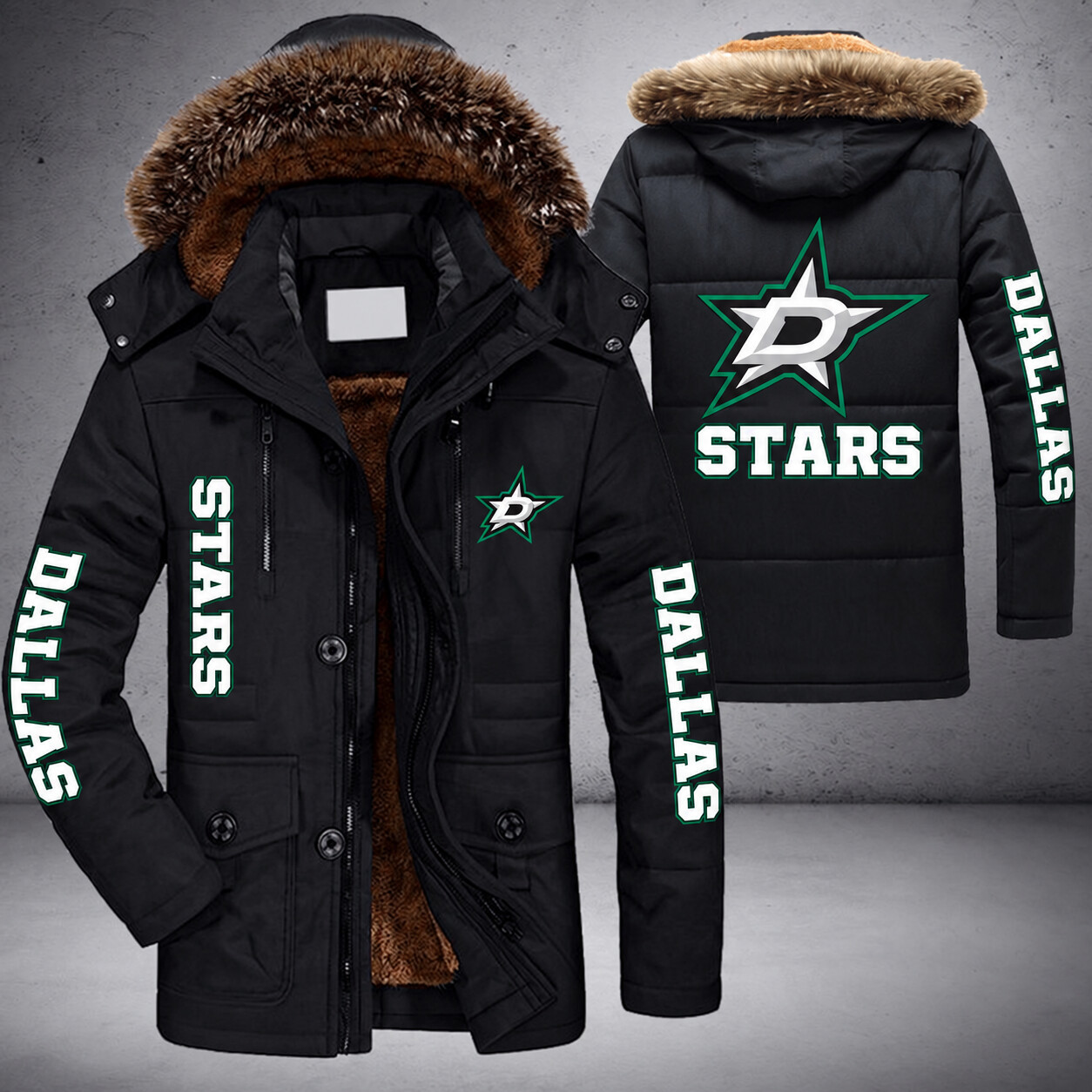 Dallas Stars NHL Parka Jacket - LIMITED EDITION PVLTIY