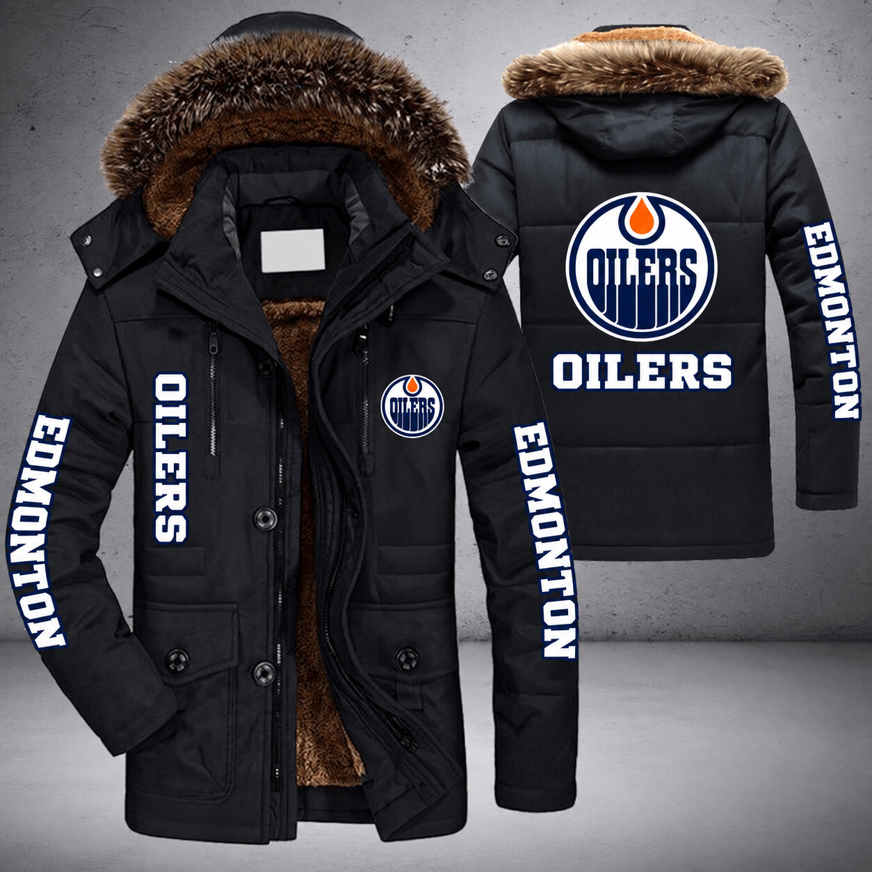 Edmonton Oilers NHL Parka Jacket - LIMITED EDITION PEKDBY