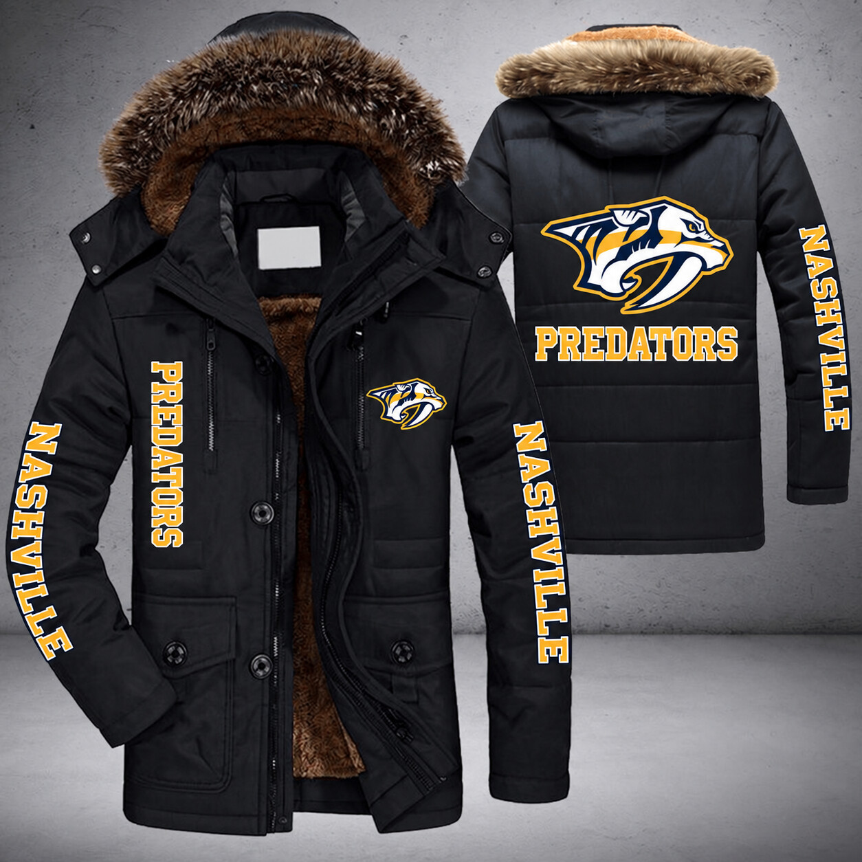 Nashville Predators NHL Parka Jacket - LIMITED EDITION PU0NW1
