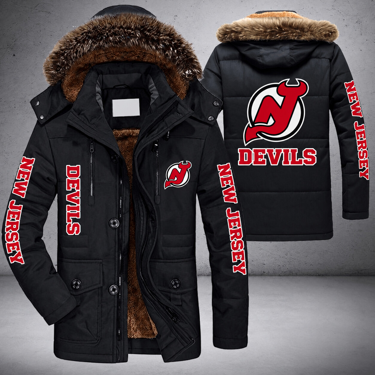 New Jersey Devils NHL Parka Jacket - LIMITED EDITION P1B9T3