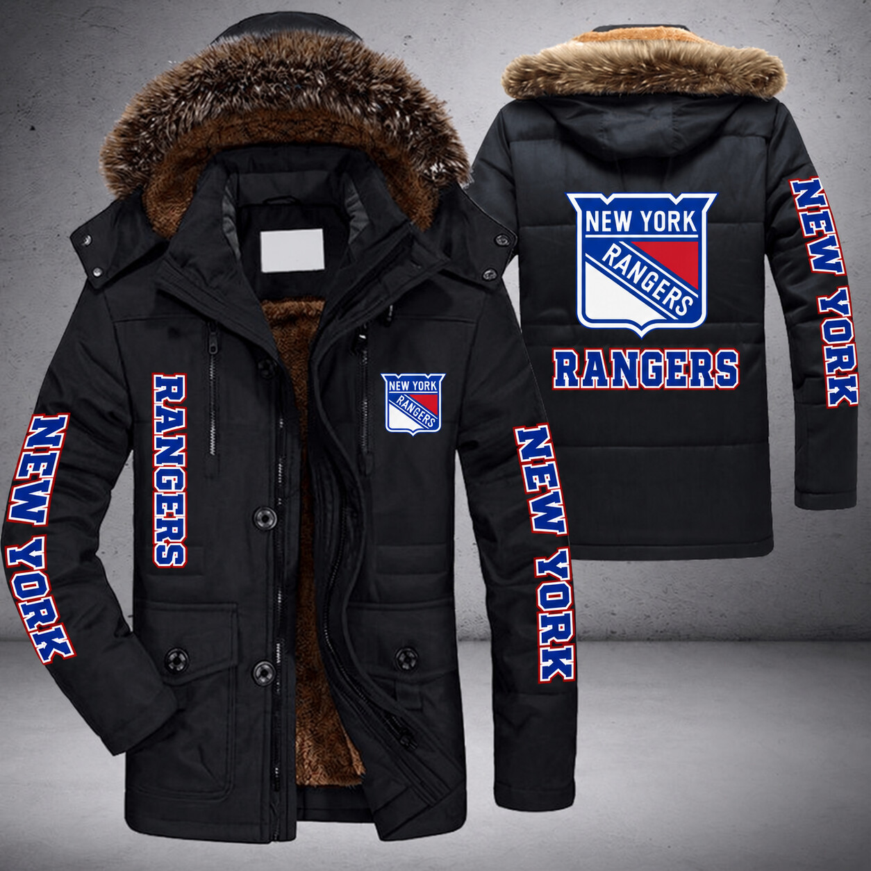 New York Rangers NHL Parka Jacket - LIMITED EDITION PU22JL