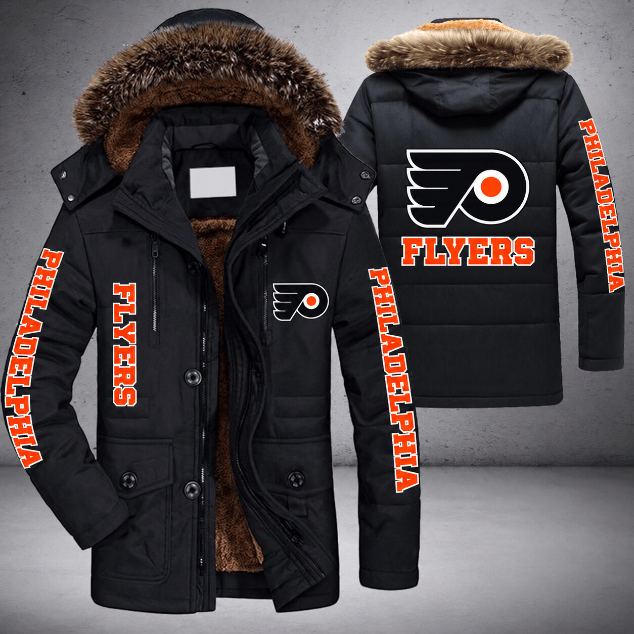 Philadelphia Flyers NHL Parka Jacket - LIMITED EDITION P6Q8BW
