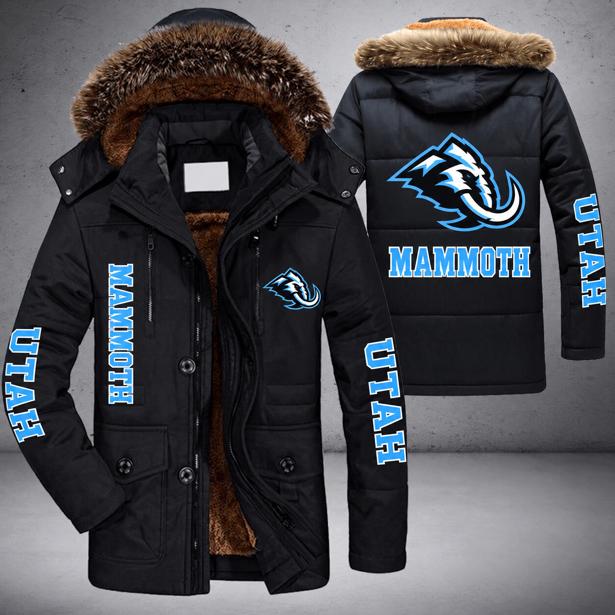 Utah Mammoth NHL Parka Jacket - LIMITED EDITION PHIMWA